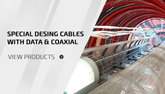 Special Desing Cables With Data & Coaxial